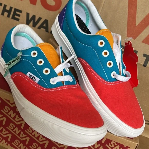 Vans Comfycush Era Multi Block Multi/True White WMNS - Picture 7 of 16